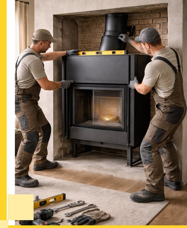 Установка каминных топок в Бердске под ключ от 18742 р. | ЭриданБрд