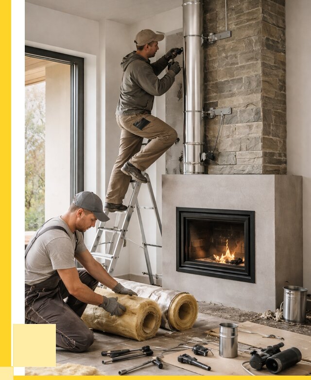 Монтаж дымоходов для каминов в Бердске от 15618 р. ЭриданБрд