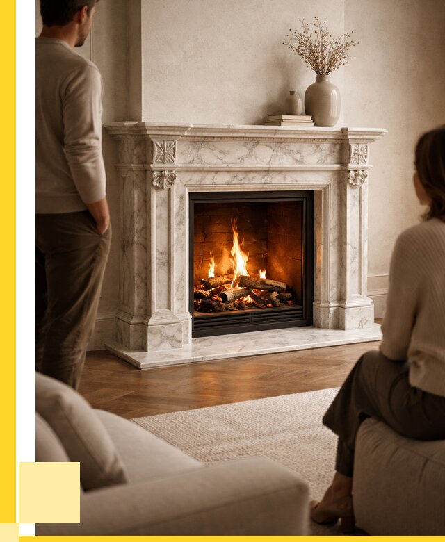 Мраморные камины под ключ в Бердске от 260300 р. | ЭриданБрд