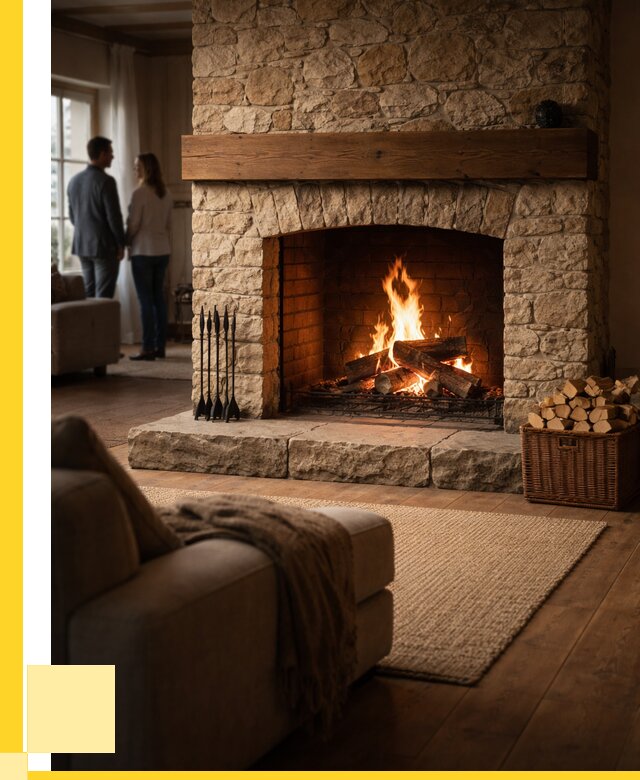 Открытые камины под ключ в Бердске от 156180 р. ЭриданБрд