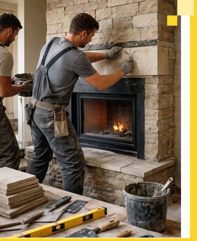 Проектирование и установка открытых каминов в Бердске