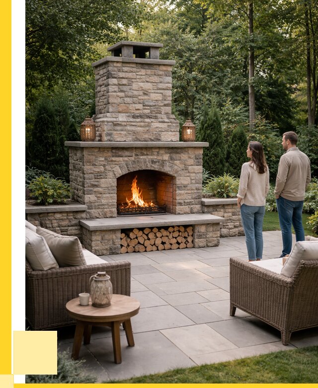 Уличные камины из кирпича в Бердске от 156180 р. | ЭриданБрд