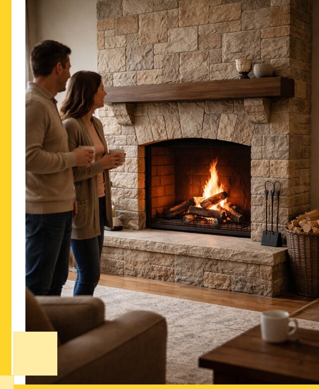 Каменные камины на заказ в Бердске от 187416 р. | ЭриданБрд