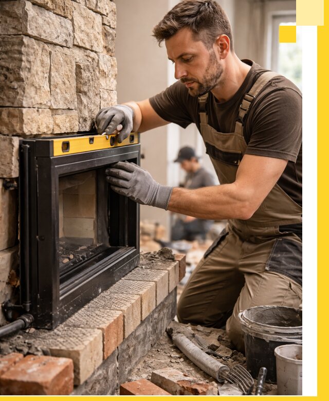 Дровяные камины под ключ в Бердске: монтаж, обустройство