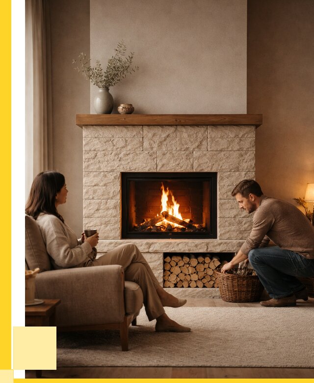 Камины для дома в Бердске под ключ от 156180 р. | ЭриданБрд