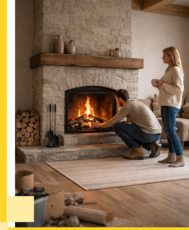 Камины для загородного дома в Бердске от 364420 р., ЭриданБрд