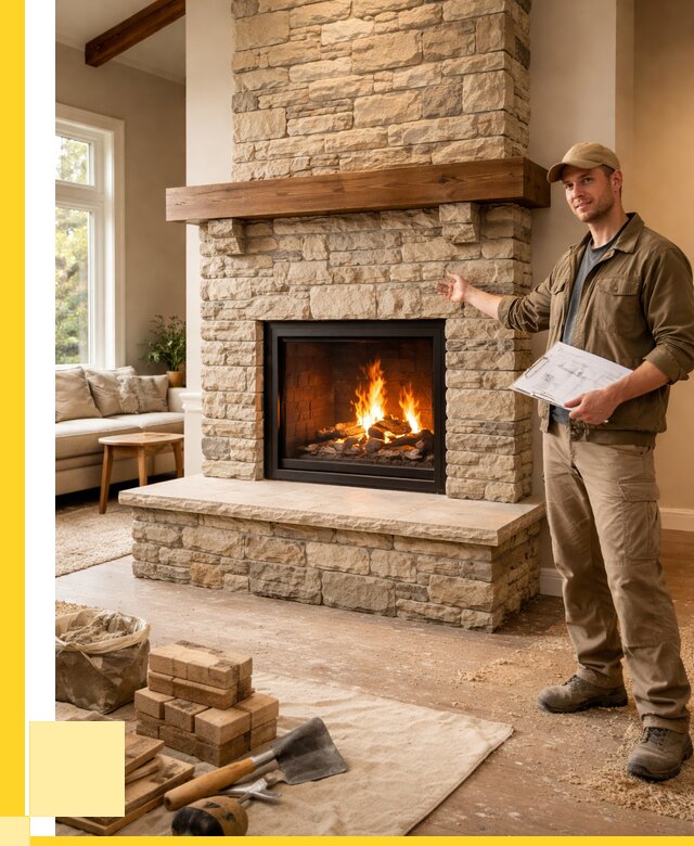 Камины под ключ в Бердске от 187416 р. | ЭриданБрд — установка