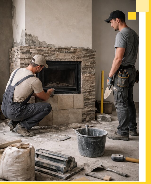 Камины под ключ в Бердске: проект, изготовление и монтаж