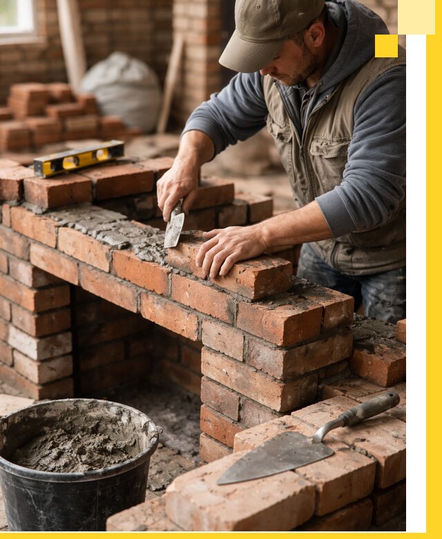 Кладка каминов под ключ в Бердске профессиональная отделка и монтаж