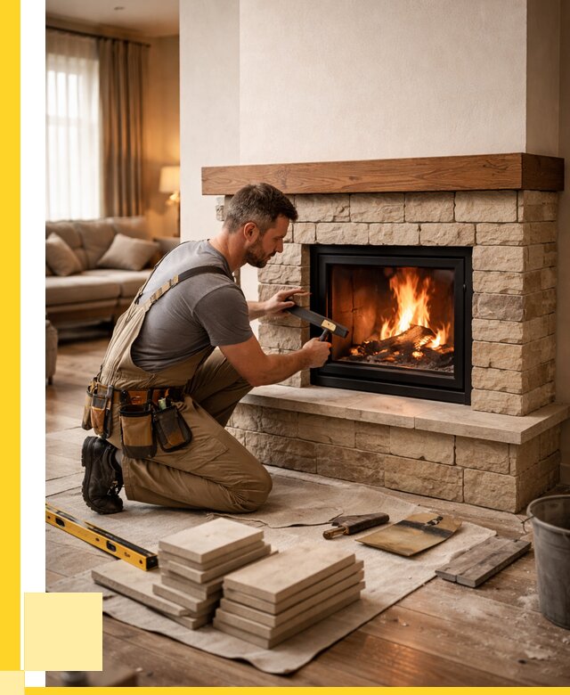 Строительство каминов в Бердске от 156180 р., ЭриданБрд - под ключ