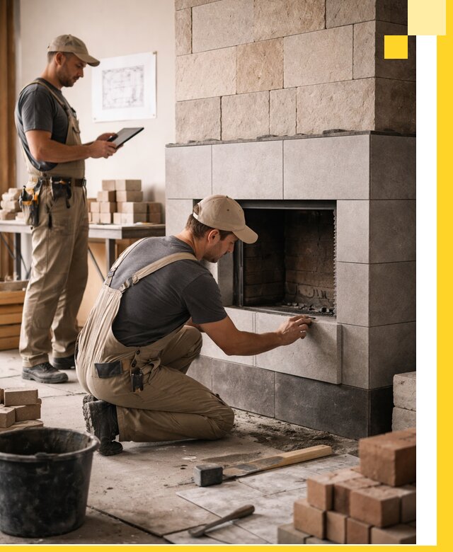 Индивидуальные проекты каминов и каминных систем в Бердске