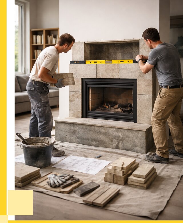 Монтаж каминов и установка в Бердске от 46854 р. | ЭриданБрд