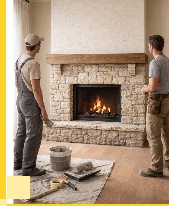 Отделка каминов в Бердске от 6768 р. под ключ | ЭриданБрд