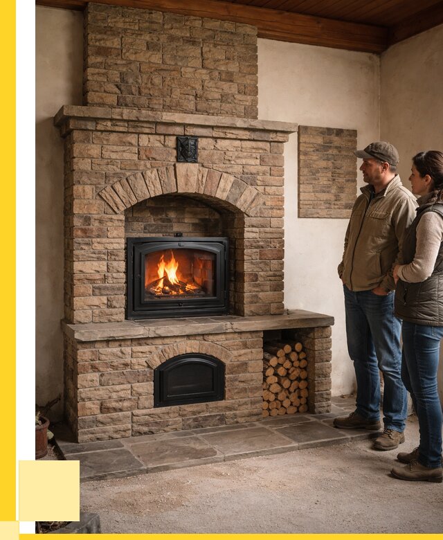 Кирпичная печь под ключ в Бердске от 156180 р. | ЭриданБрд