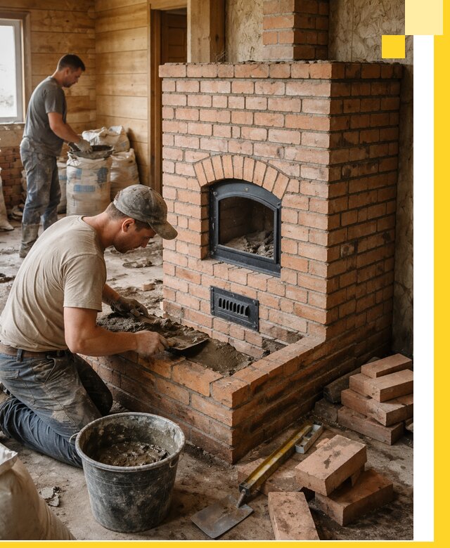 Профессиональное строительство печей в Бердске под ключ