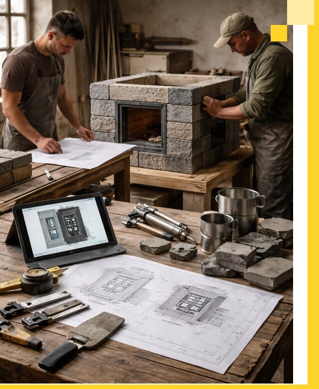 Разработка проектов печей с согласованием и монтажом в Бердске