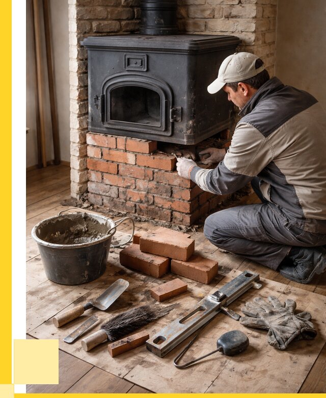 Ремонт печей в Бердске от 12494 р., услуги печника ЭриданБрд