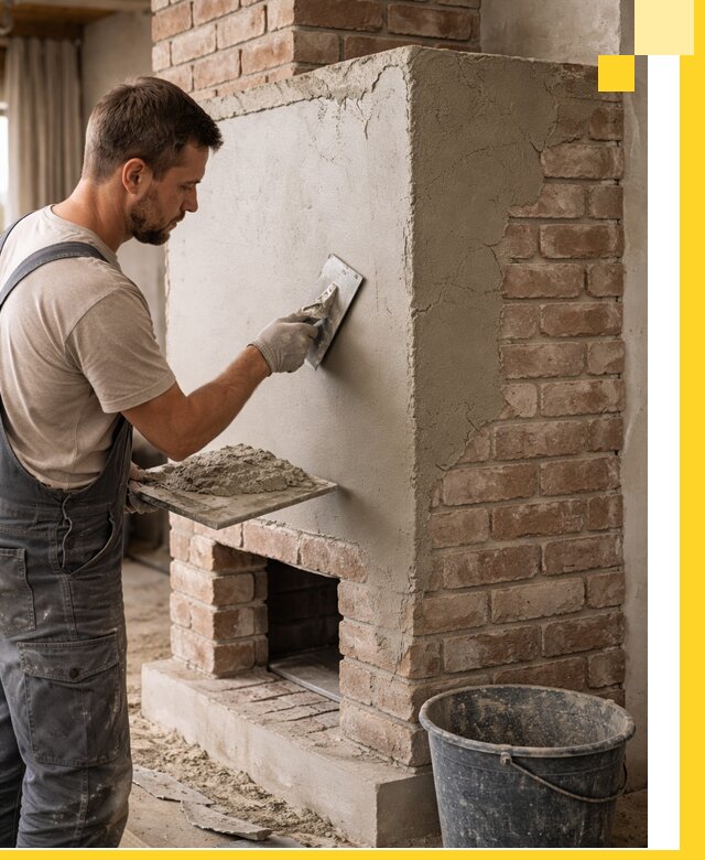 Отделка печей и облицовка каминов в Бердске под ключ