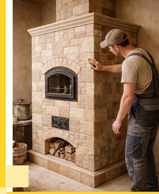 Облицовка печей в Бердске от 4685 р. под ключ | ЭриданБрд