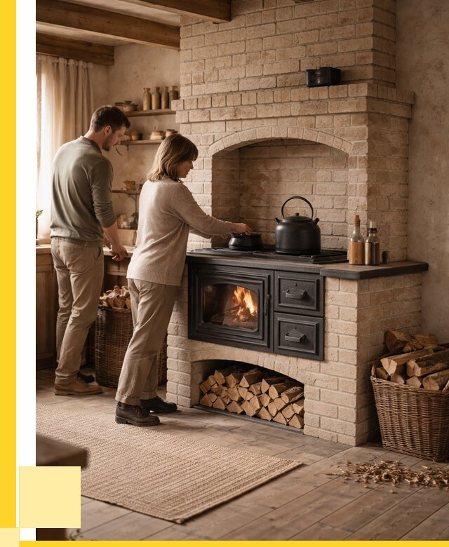 Печи с плитой в Бердске от 46854 р. | ЭриданБрд — кирпичная печь