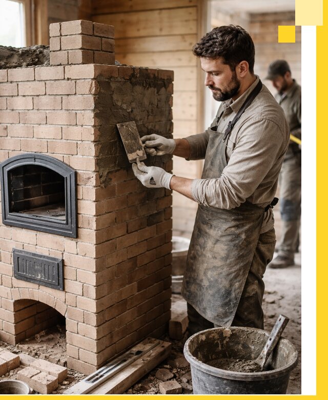 Изготовление и установка печей-шведок под ключ в Бердске