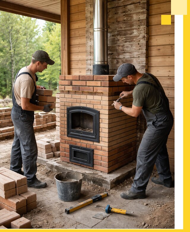 Производство и установка дачных печей под ключ в Бердске