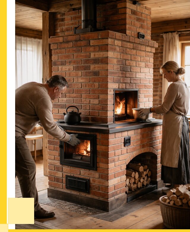 Печи для загородного дома под ключ в Бердске от 83296 р. | ЭриданБрд