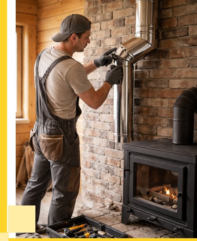 Монтаж дымоходов для печей в Бердске от 7809 р. | ЭриданБрд