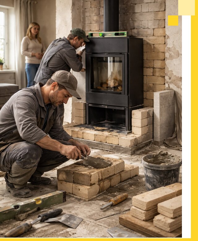 Печи и камины под ключ: проект, установка в Бердске