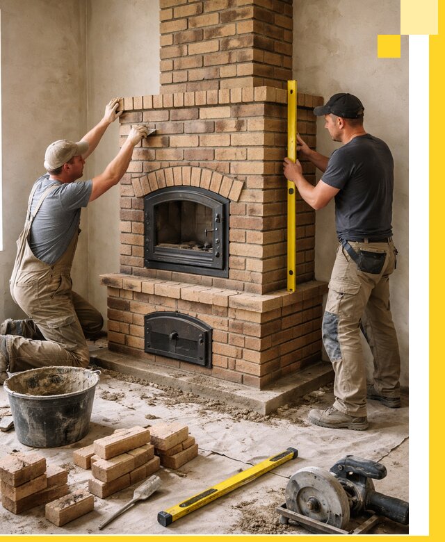 Продажа и установка печей и каминов для дома под ключ в Бердске