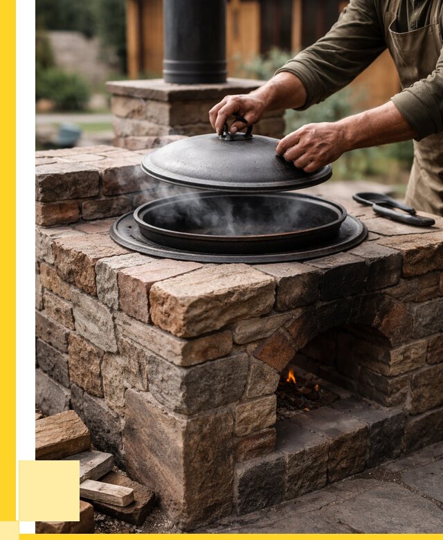 Печи для казана в Бердске по цене от 18742 р. | ЭриданБрд