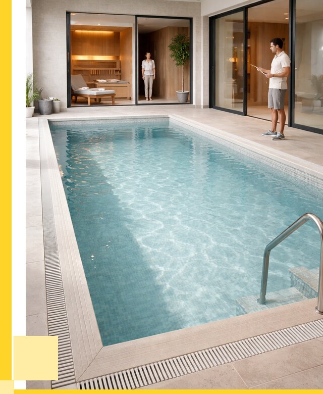 Отделка бассейна пленкой ПВХ в Бердске от 3644 р. - ЭриданБрд