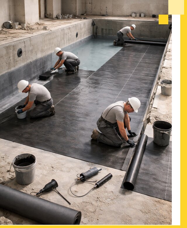 Профессиональная гидроизоляция бассейнов и чаш в Бердске под ключ