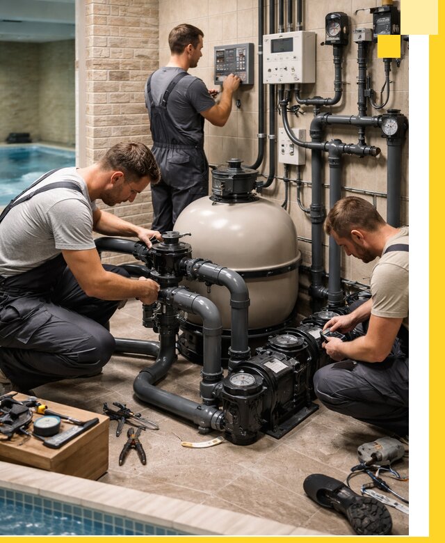 Комплексное оборудование для бассейнов под ключ в Бердске