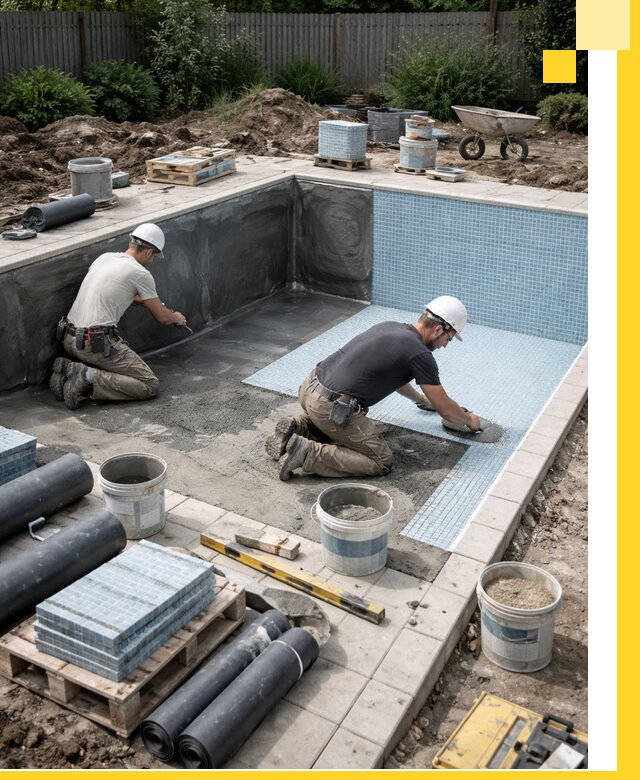 Проектирование и строительство стационарных бассейнов в Бердске