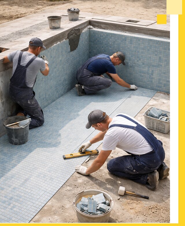 Укладка и установка плитки для бассейнов под ключ в Бердске