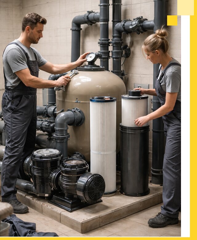 Фильтры и системы фильтрации для бассейнов в Бердске