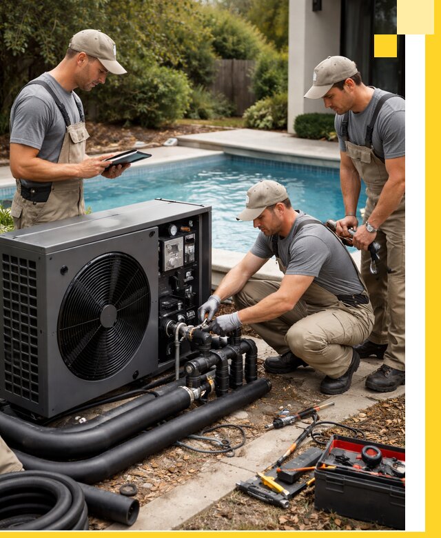 Проектирование и установка тепловых насосов для бассейнов в Бердске