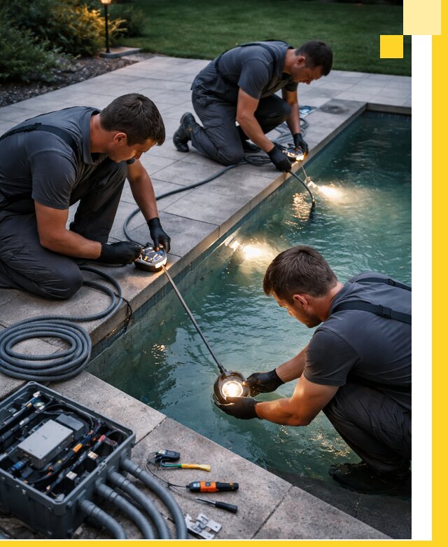 Профессиональное освещение бассейнов в Бердске: дизайн и монтаж