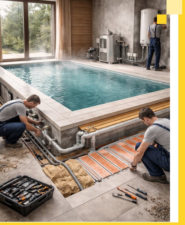 Проектирование и строительство тёплых бассейнов в Бердске