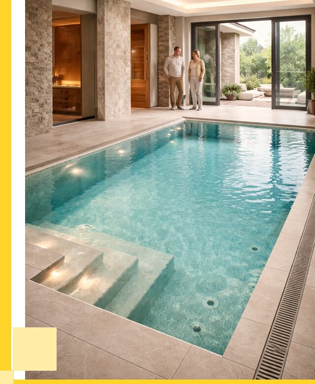 Бассейн во дворе в Бердске: проект, отделка от 1249440 р. | ЭриданБрд