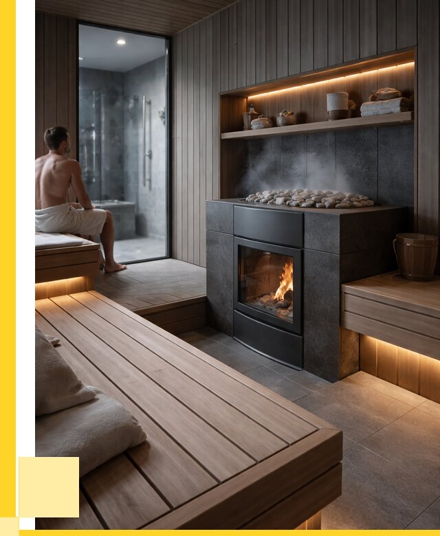 Проект сауны в частном доме в Бердске от 36442 р. | ЭриданБрд