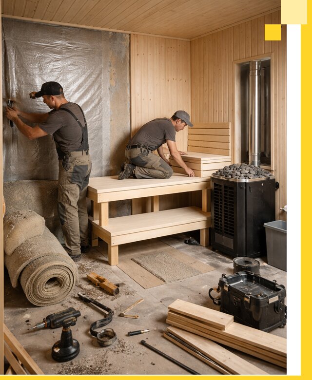 Проекты саун под ключ в Бердске дизайн и строительство