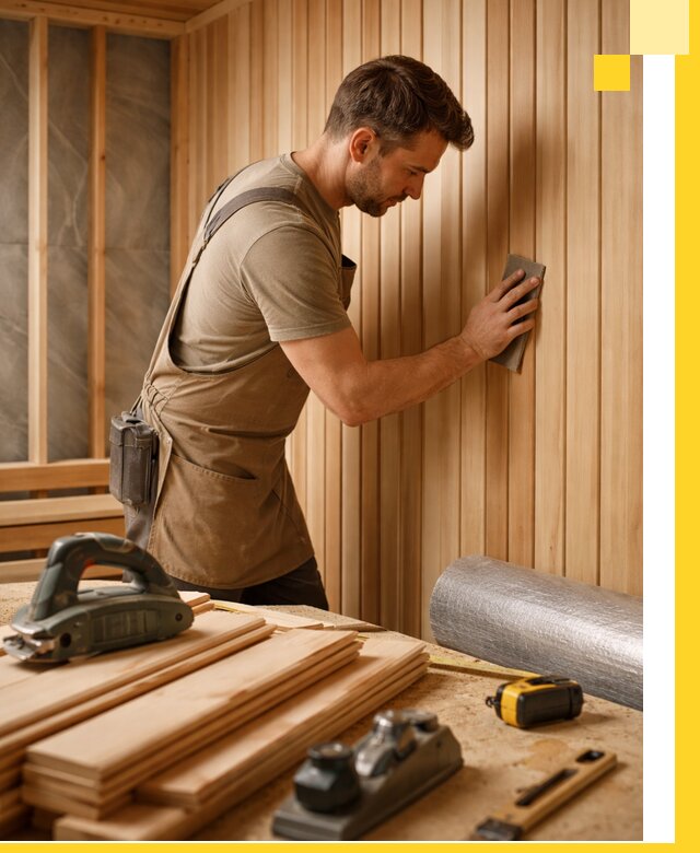 Профессиональная отделка саун и парных под ключ в Бердске