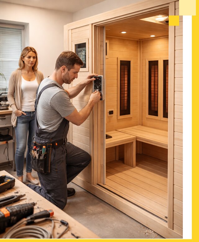 Инфракрасные сауны под ключ в Бердске продажа и установка