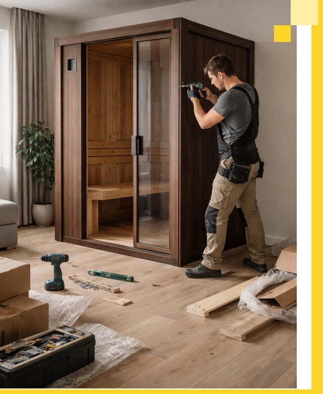 Установка и производство мини саун под ключ в Бердске