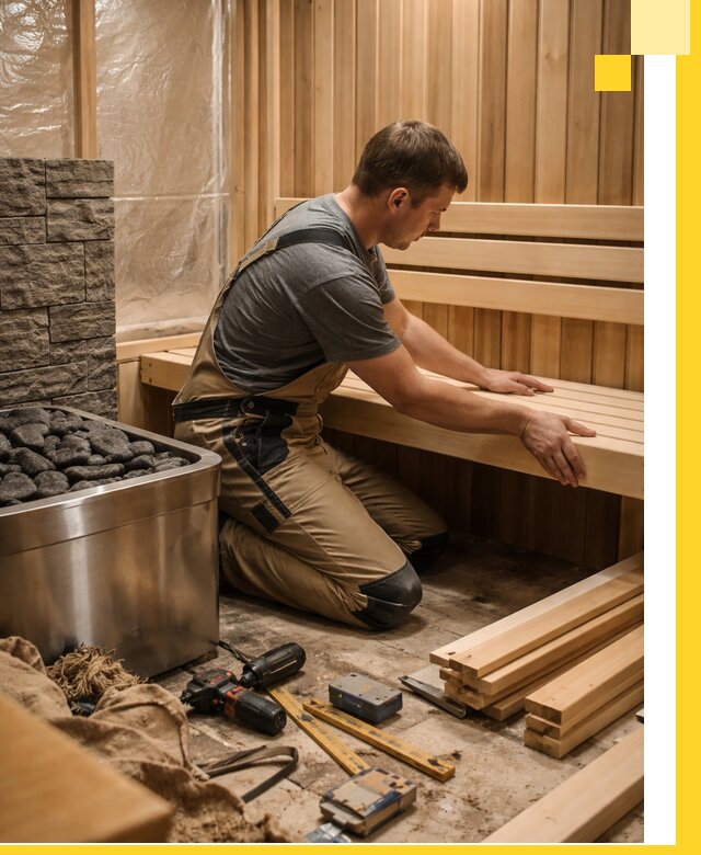 Сауны для дома под ключ с проектированием и монтажом в Бердске