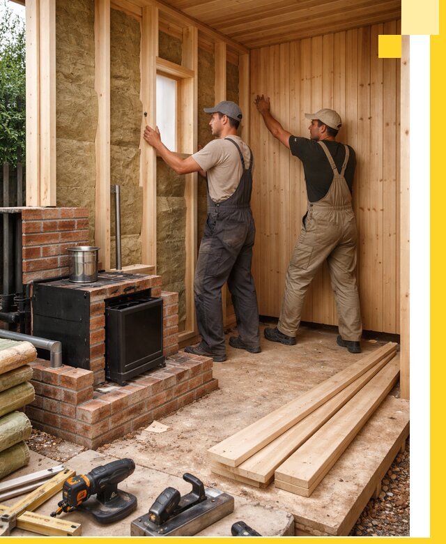 Строительство и установка дачных саун под ключ в Бердске