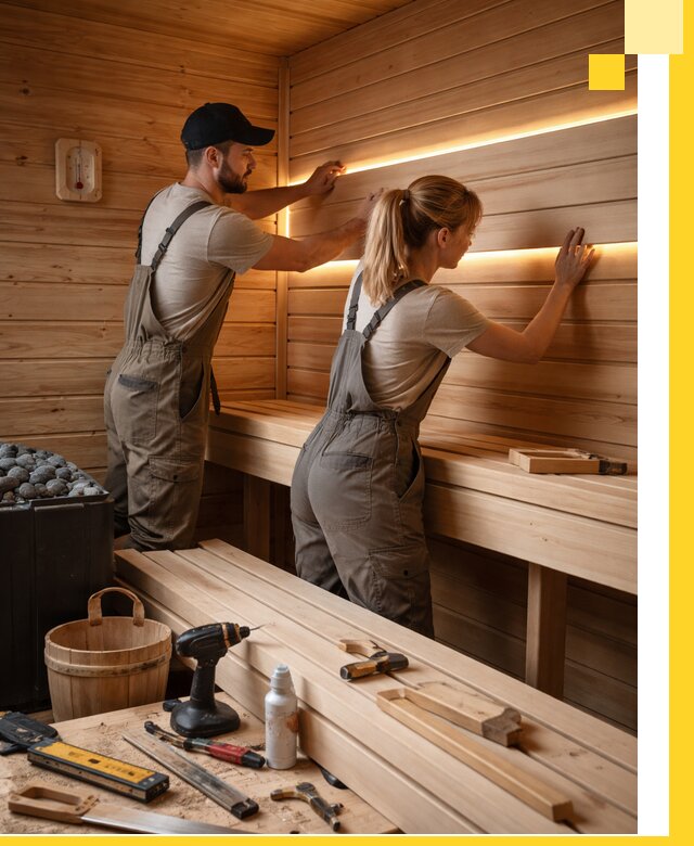 Дизайн саун и бань под ключ с индивидуальным проектом в Бердске