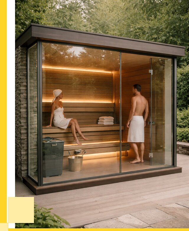 Сауна стеклянная и двери для сауны в Бердске от 260300 р. | ЭриданБрд